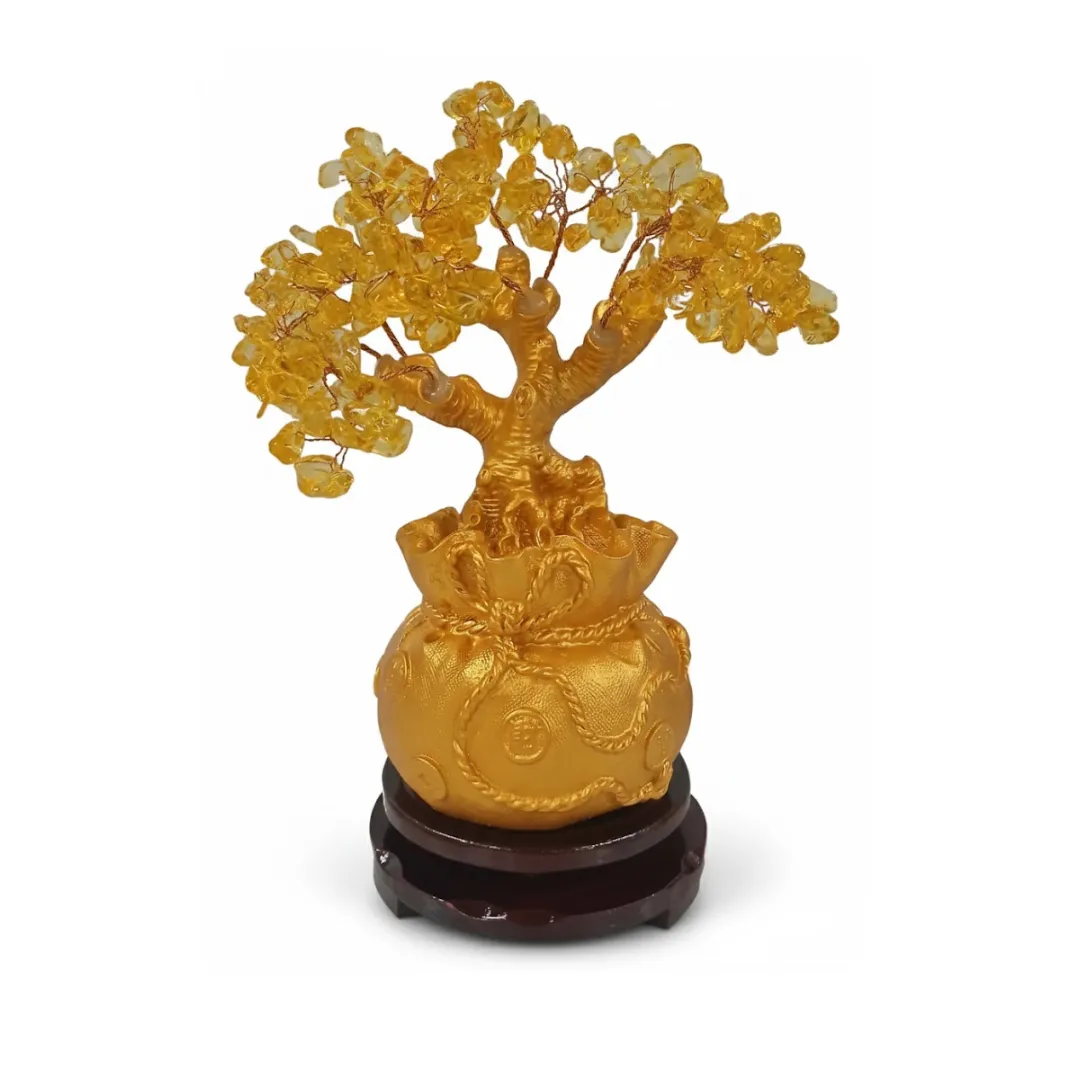 ARBOL DEL DINERO DORADO 29 X 22 A05056