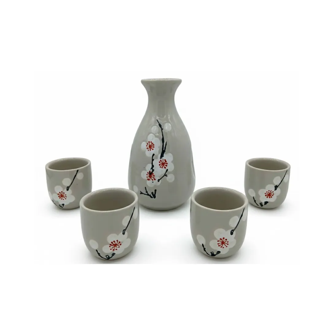 SET SAKE GRIS 5PC A02359