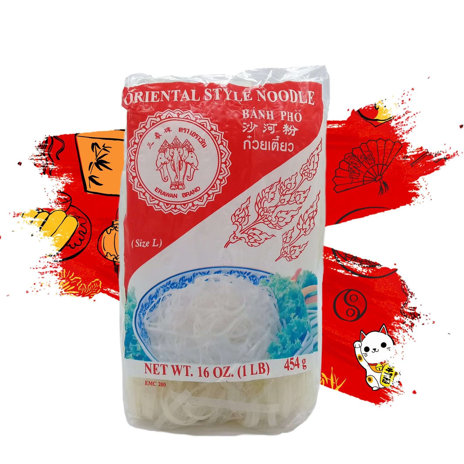 FIDEO DE ARROZ L 1LB A00040