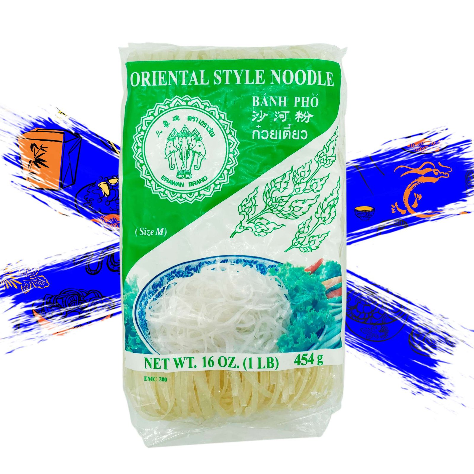 FIDEO DE ARROZ M 1LB A00042