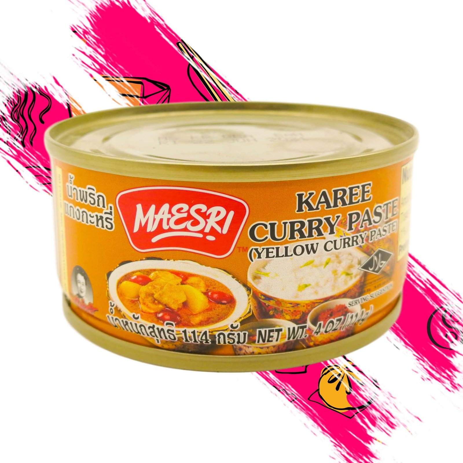 PASTA DE CURRY AMARILLO 4OZ A00102