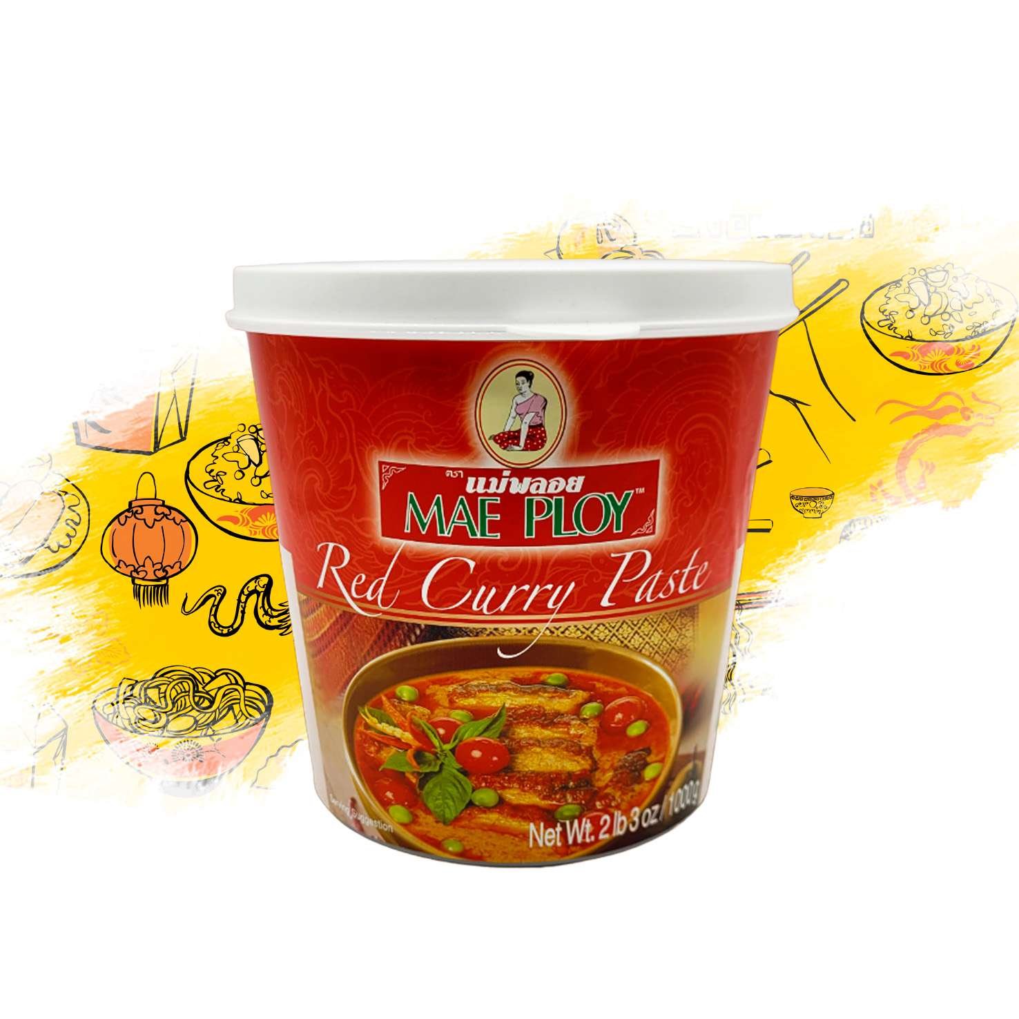 PASTA DE CURRY ROJO 35OZ A00103