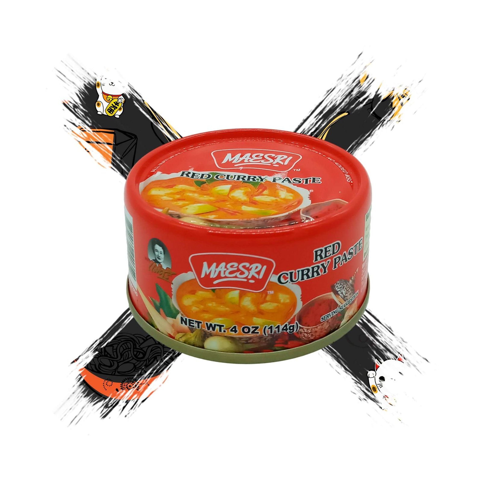 PASTA DE CURRY ROJO 4OZ A00104