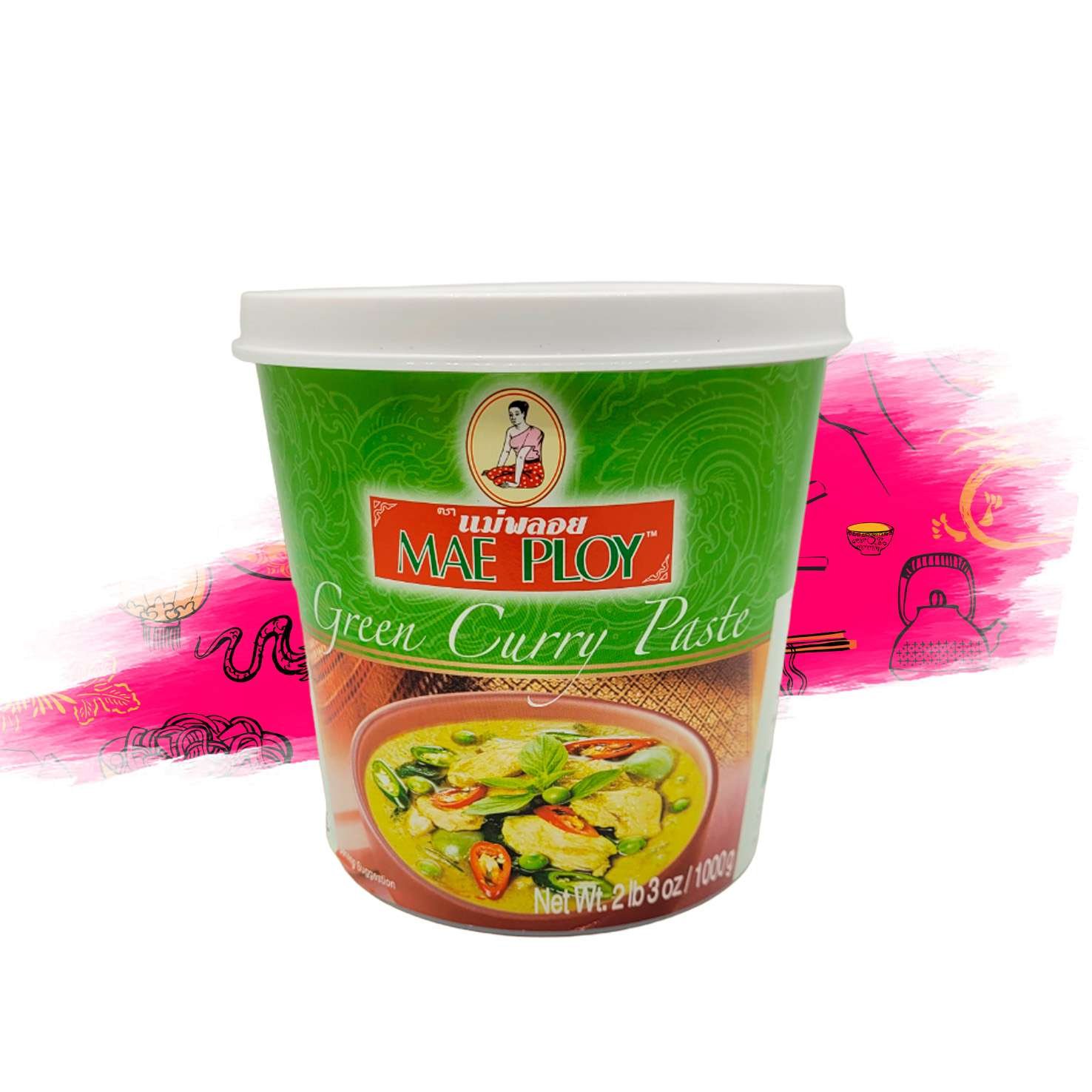 PASTA DE CURRY VERDE 35OZ A00105