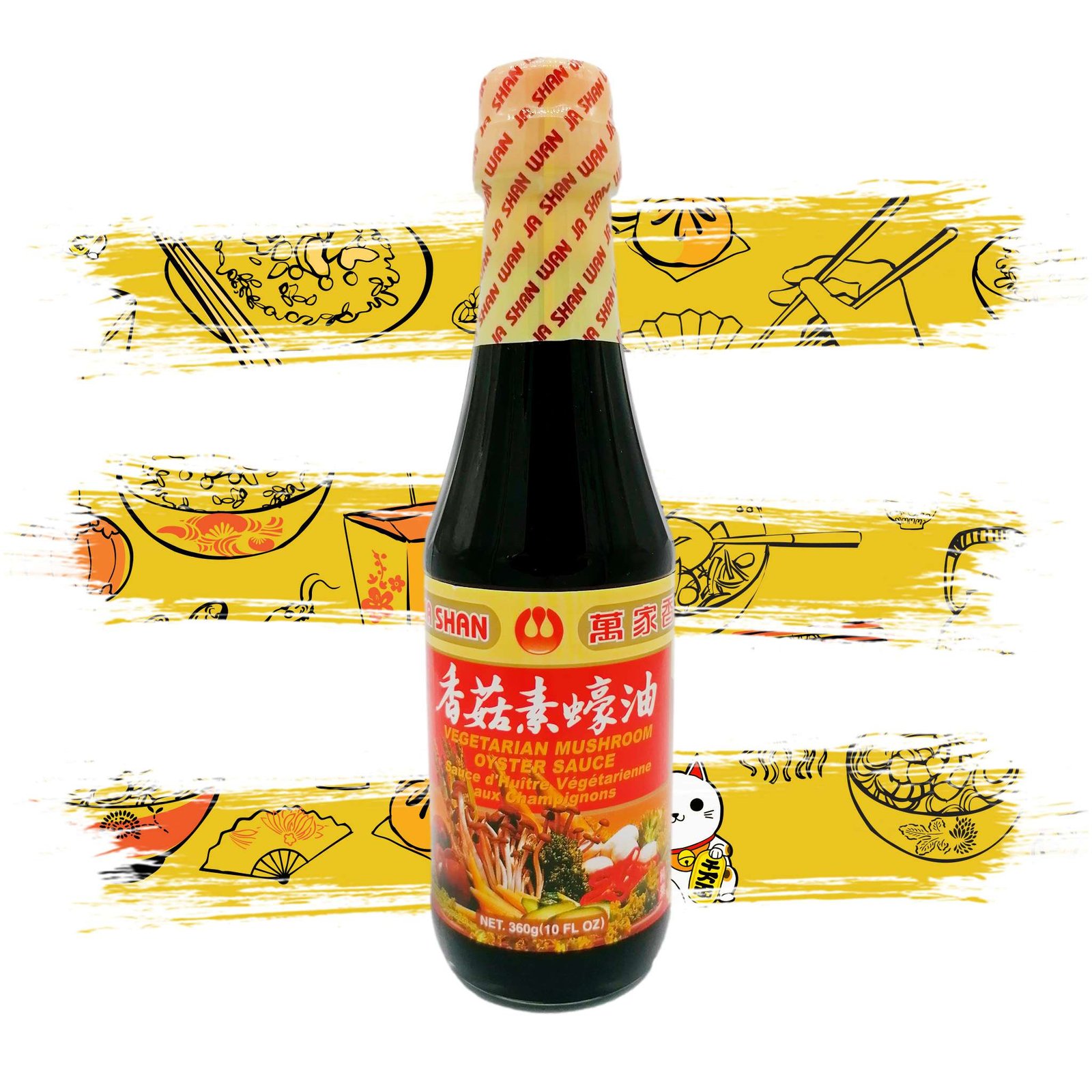 SALSA OSTRAS Y HONGOS VEGETARIANA 10OZ A00132