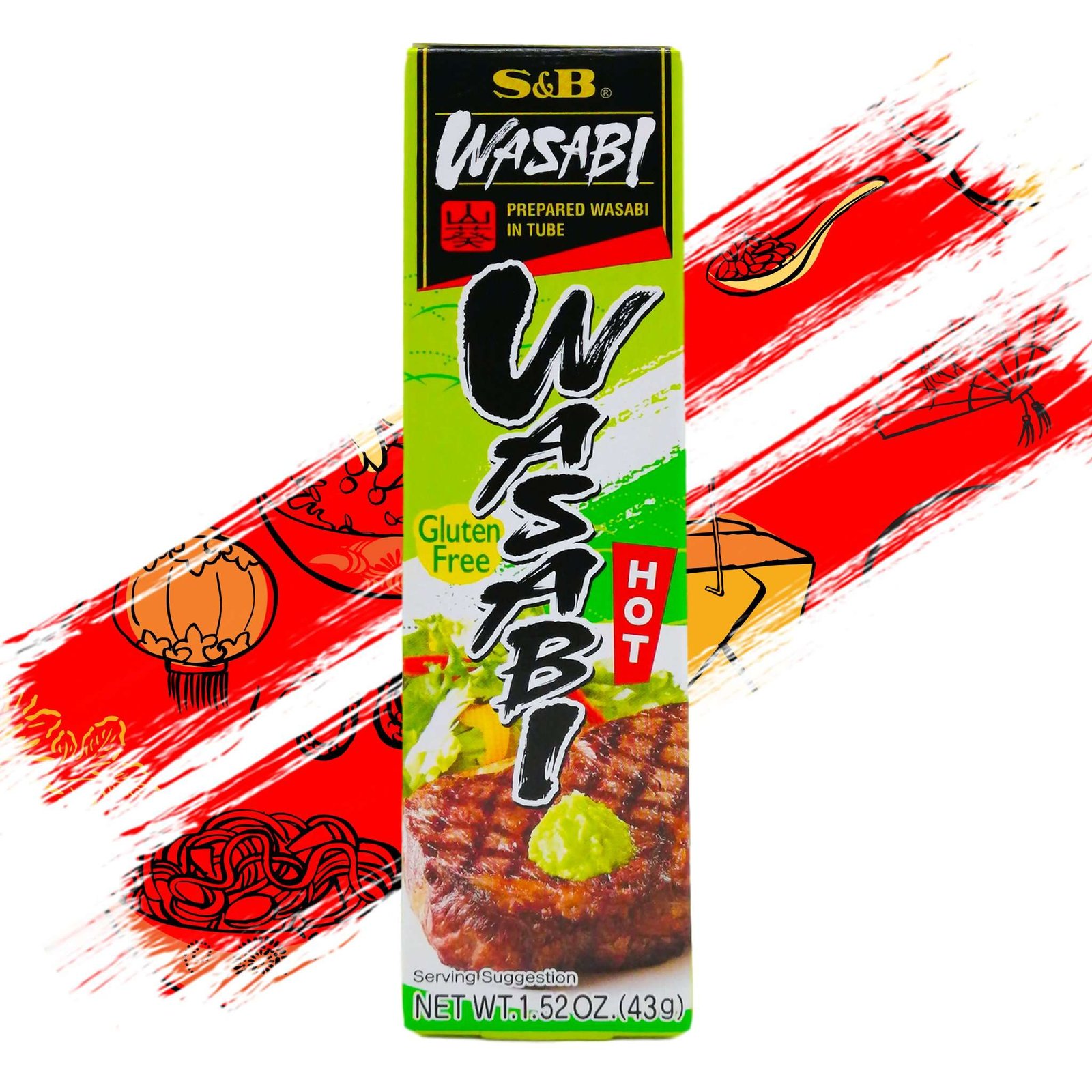 WASABI TUBO 1.52OZ A00189