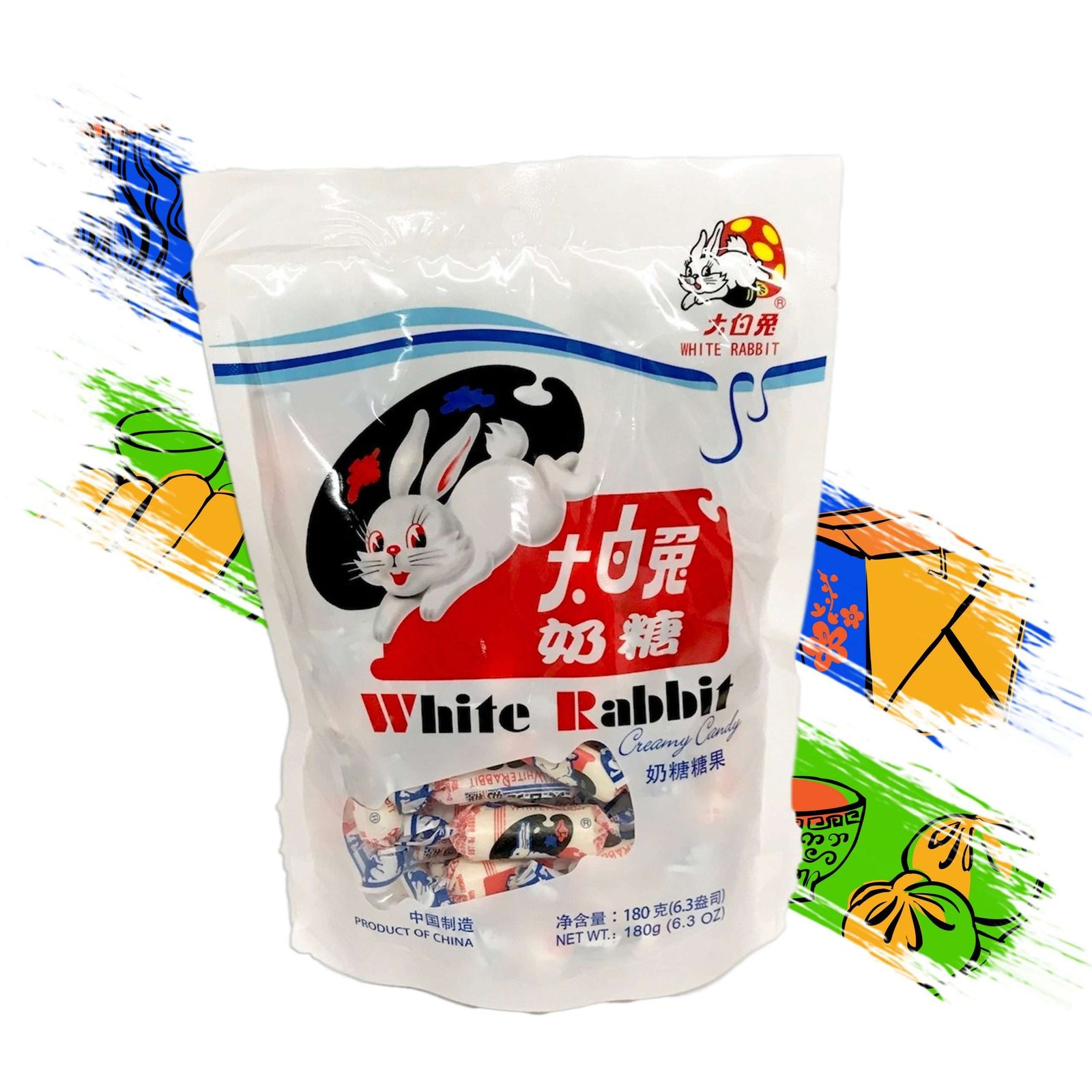 DULCE DE ARROZ WHITE RABBIT 180G A00214