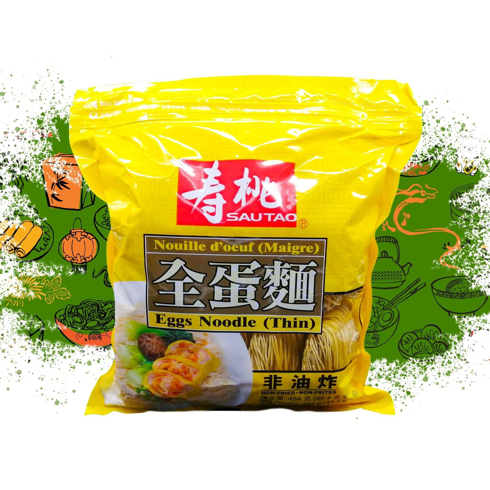 FIDEO DE HUEVO DELGADO 454G A00233