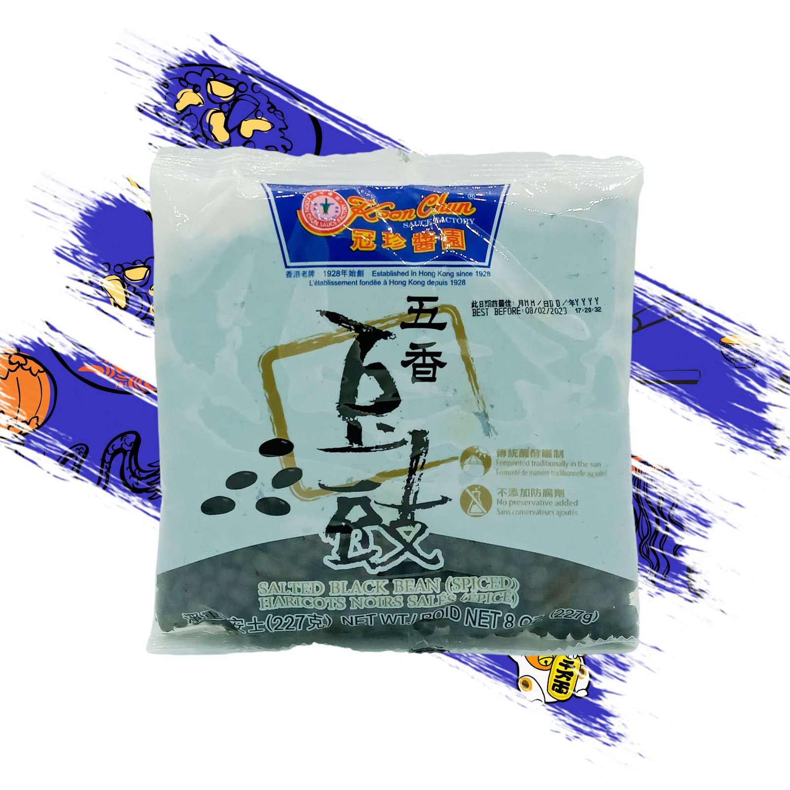 FRIJOLES NEGROS SALADOS 8OZ A00251