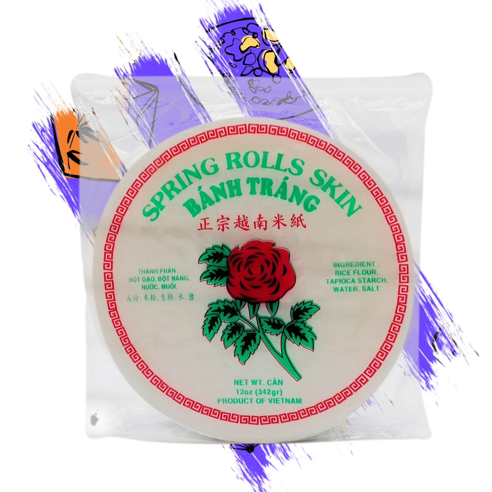 PAPEL DE ARROZ 22CM 12OZ A00501