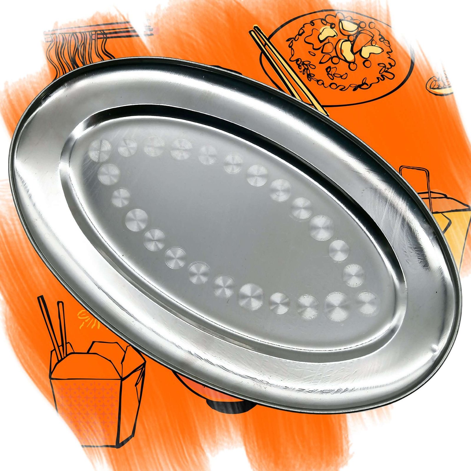 PLATO OVALADO SS 35CM A01057