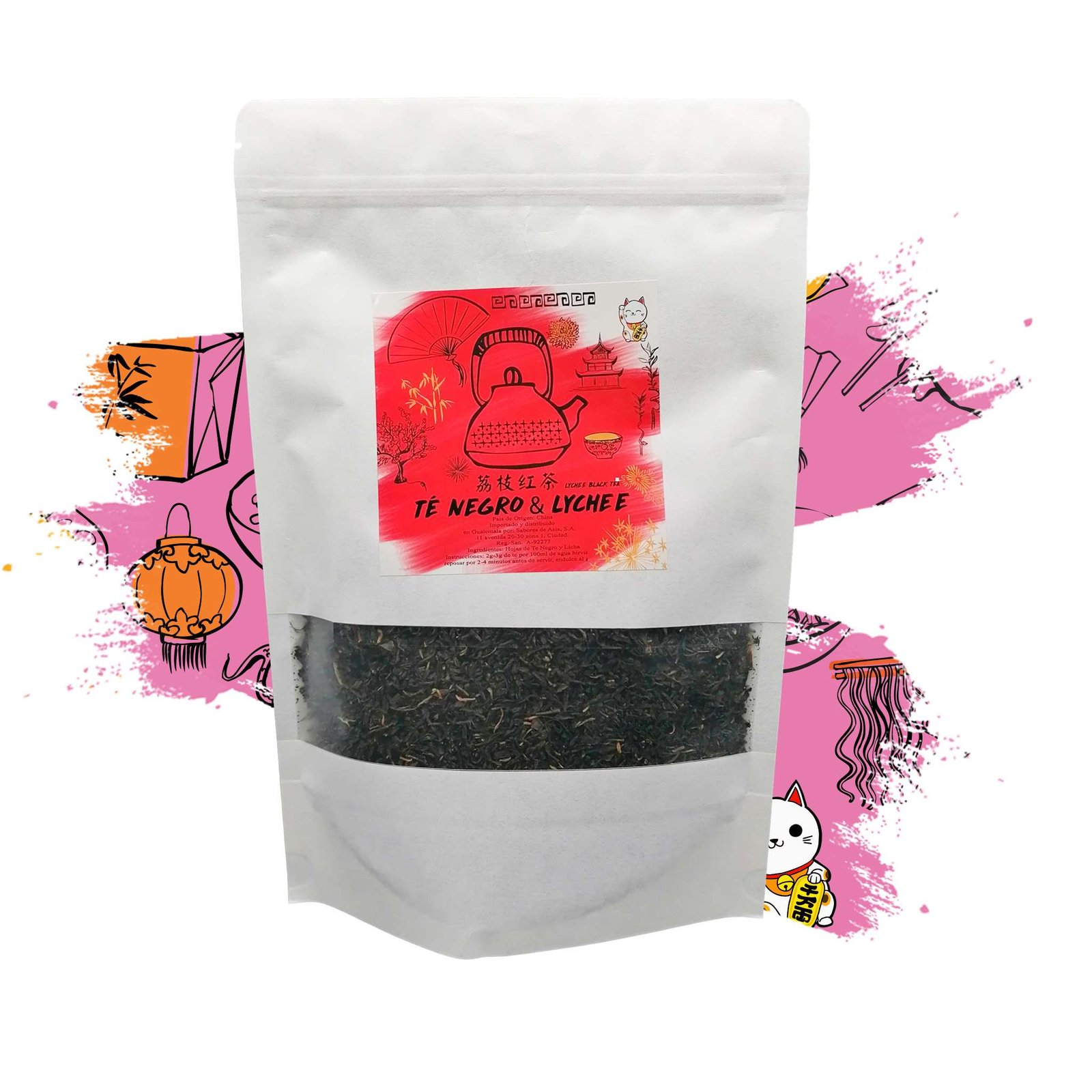 TE NEGRO DE LYCHEE 1 LIBRA A01399