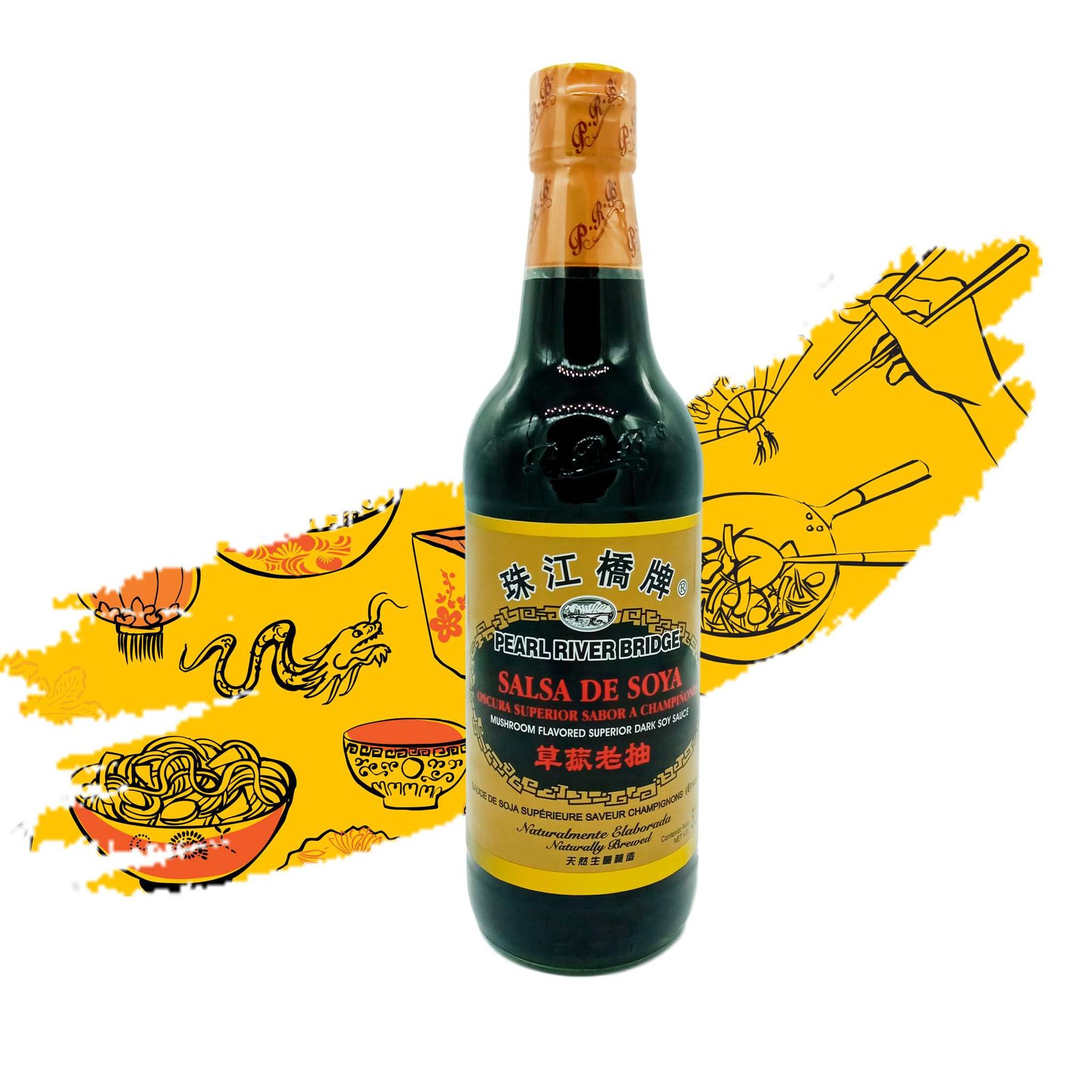 SALSA SOYA CHAMPIÑON ED 500ML A02543