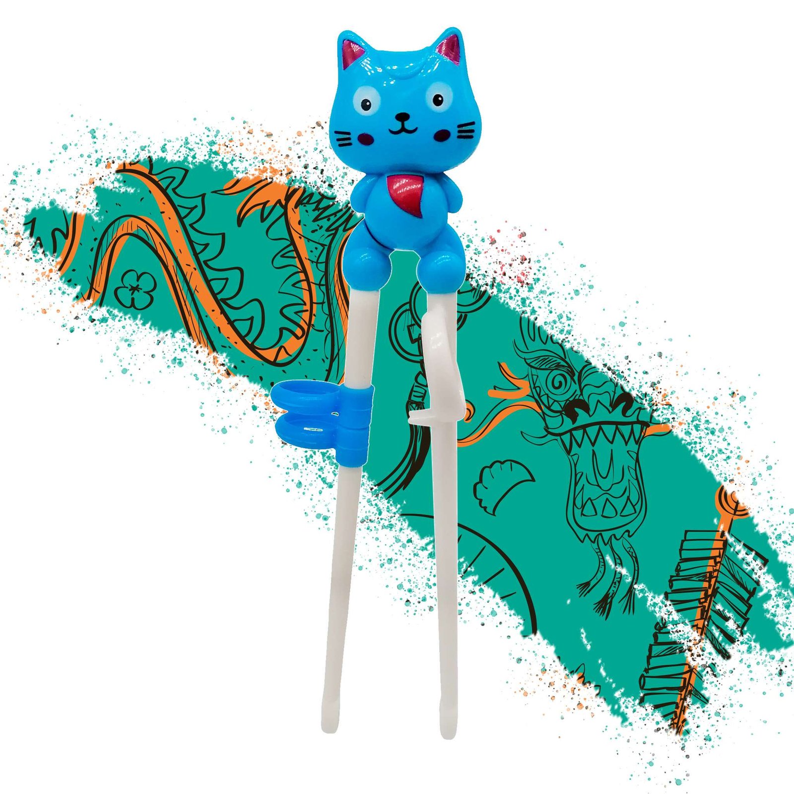 CHOPSTICK ENTRENAMIENTO 18.8CM DISEÑO KOALA - DONA - CARAMELO A04200