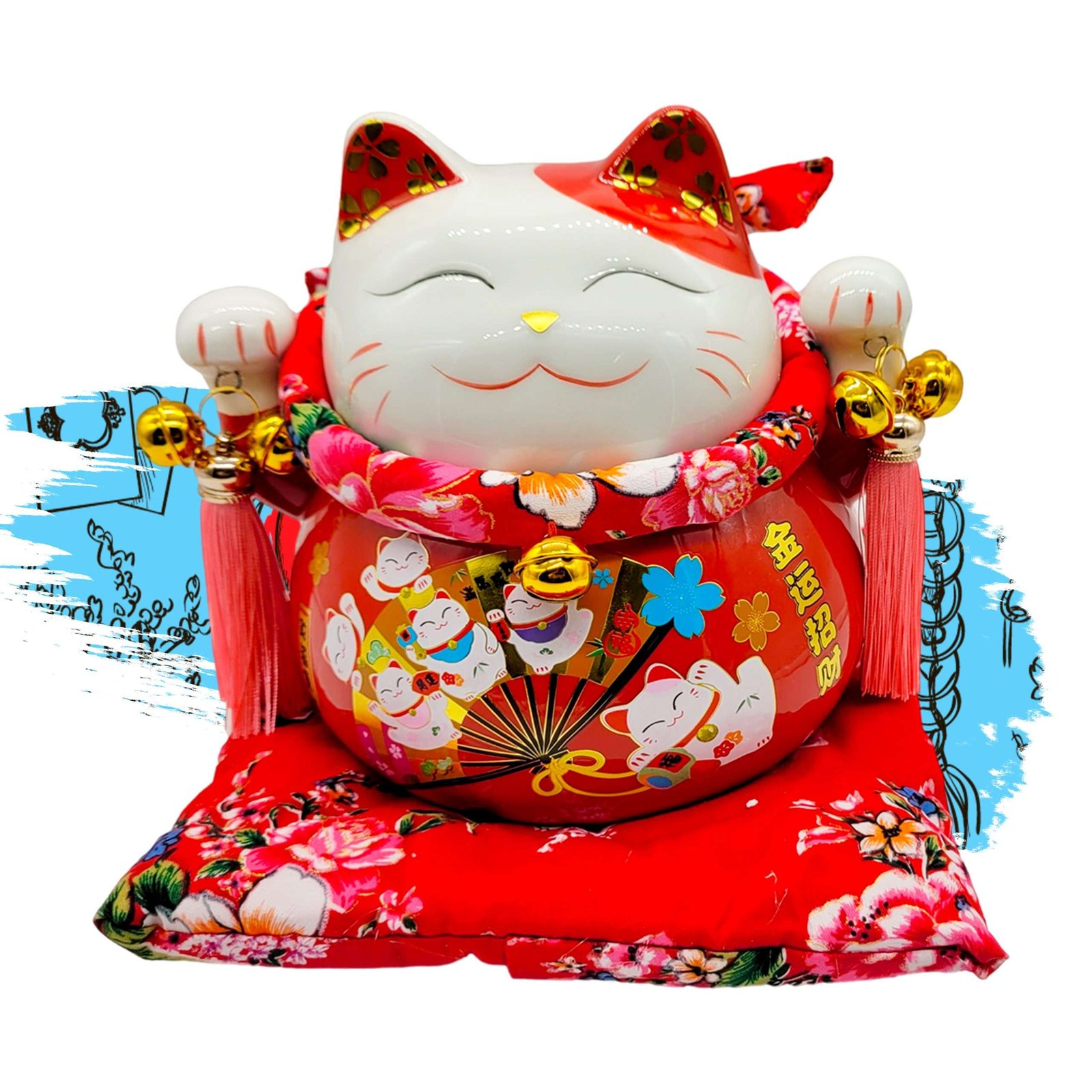 ALCANCIA DIS ABANICO 7" A04658