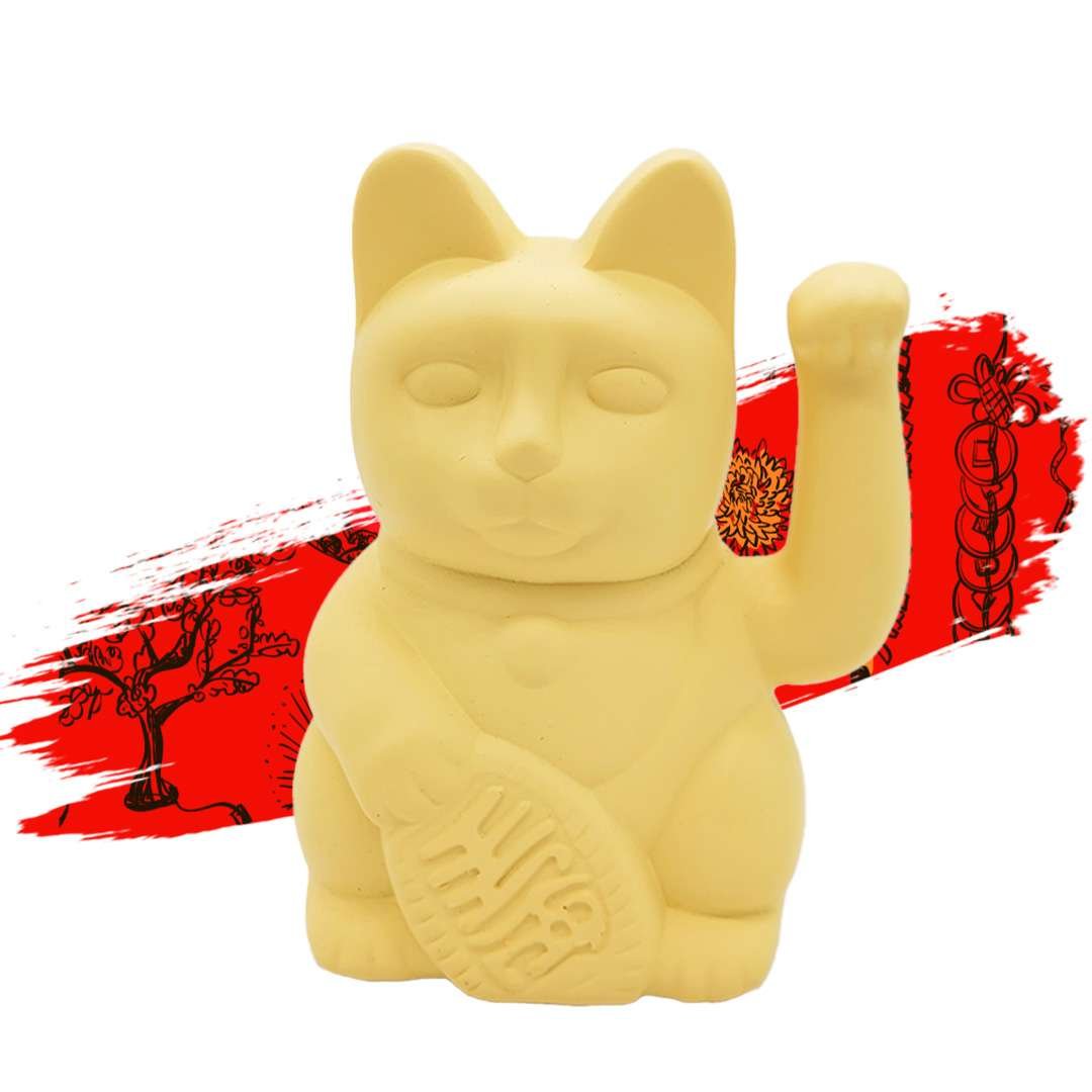 GATO DE SUERTE AMARILLO A04839