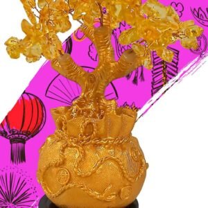 ARBOL DEL DINERO DORADO 18 X 8 A05054