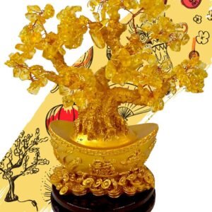 ARBOL DEL DINERO DORADO 30 X 25 A05060